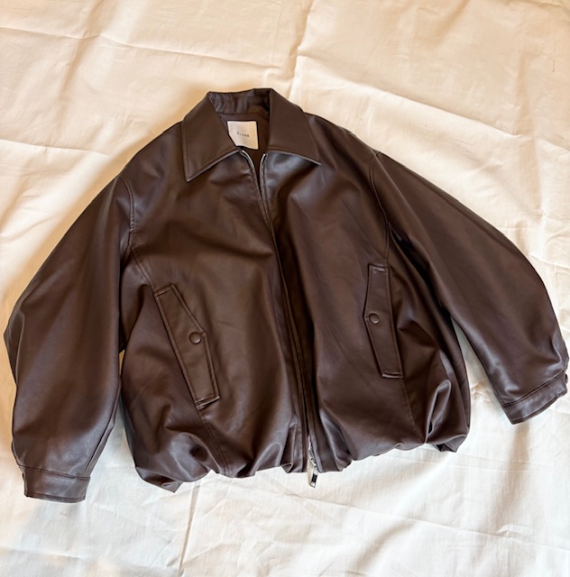 CLANE Fake Leather Balloon Jacket – Carrefour, Katati to Tè Blog 