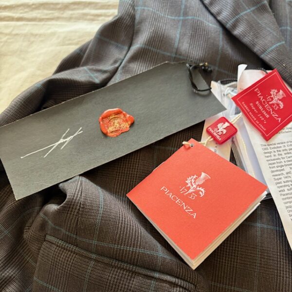 GEOFFREY B. SMALL Piacenza “SUBLIME” Peaked Lapel Jacket